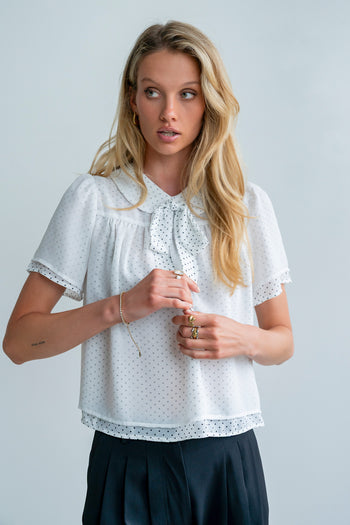 Danika Polka Dot Blouse