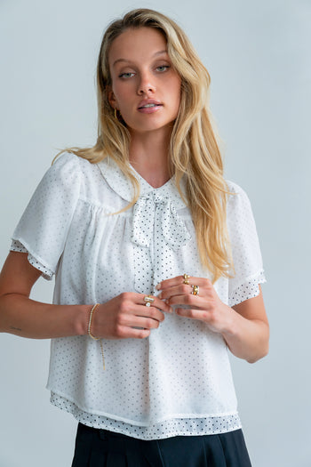Danika Polka Dot Blouse