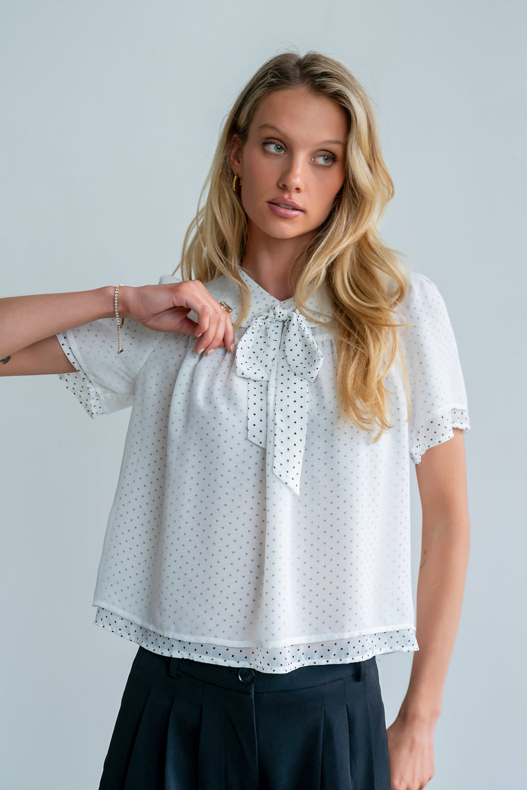 Danika Polka Dot Blouse