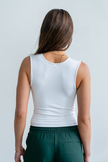 Millie Tank Top in White