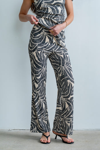 Minnie Abstract Wide Leg Pants