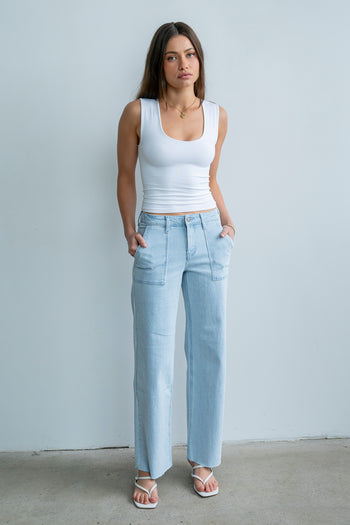 Millie Tank Top in White