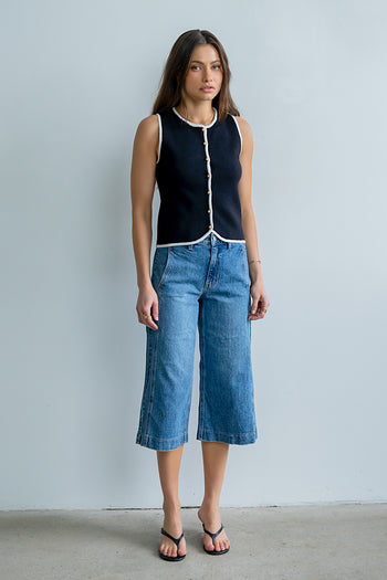 Leanne Wide Leg Capris