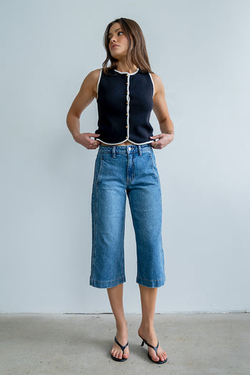 Leanne Wide Leg Capris