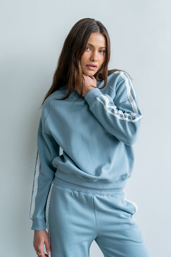 Mickey Sweatshirt in Blue