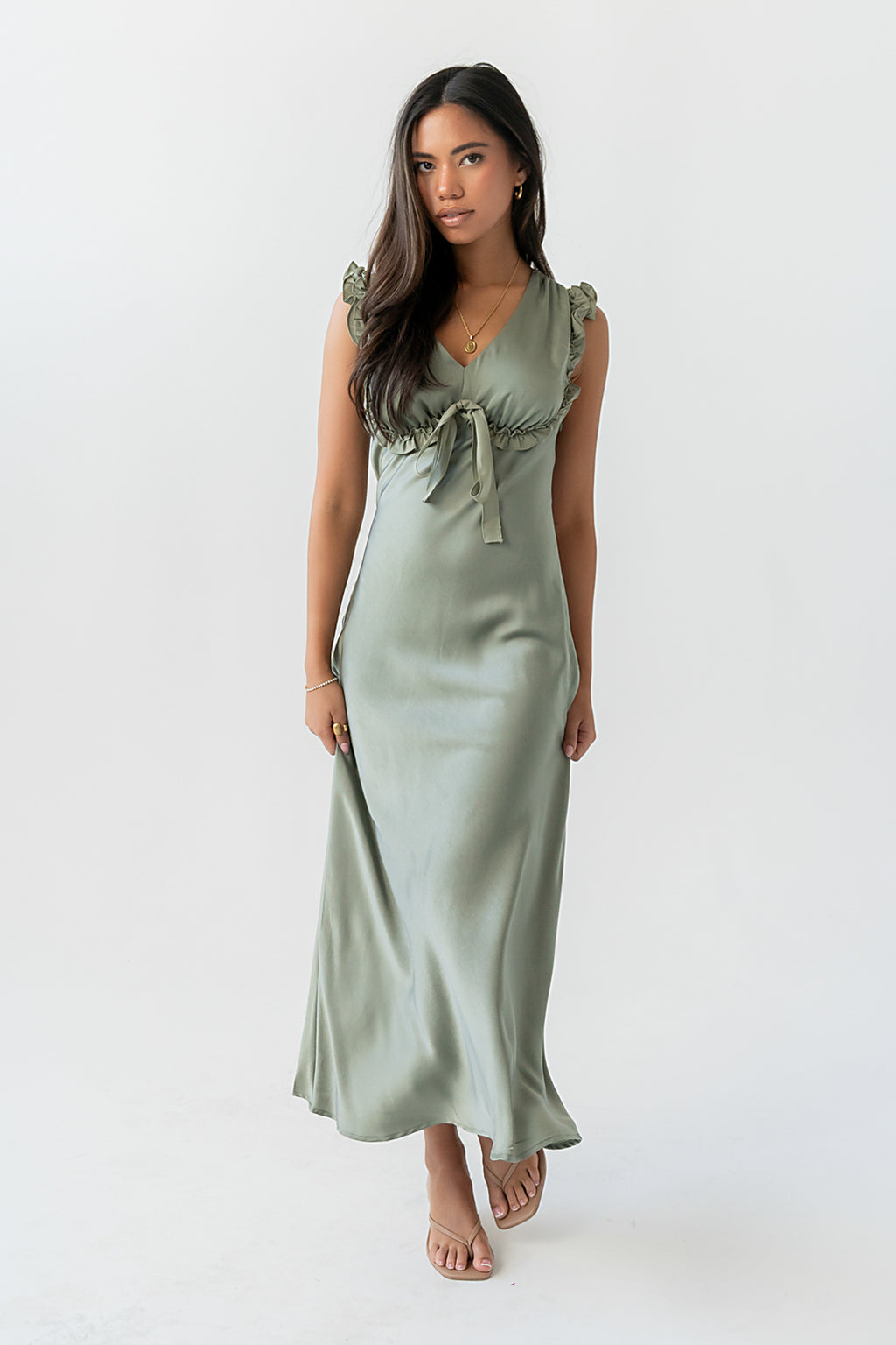 Tracey Maxi Dress in Green