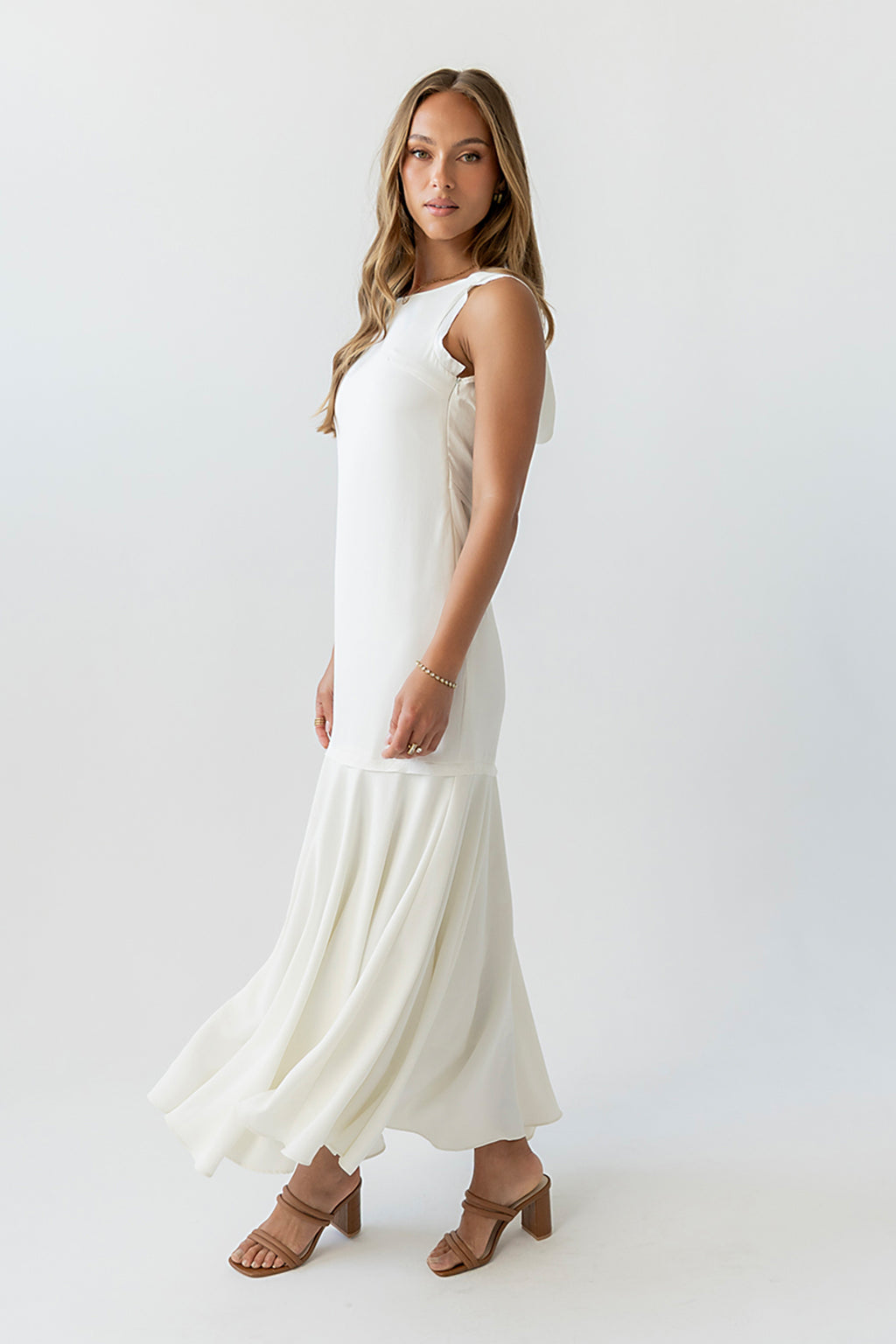 Marlon Maxi Dress in Ivory