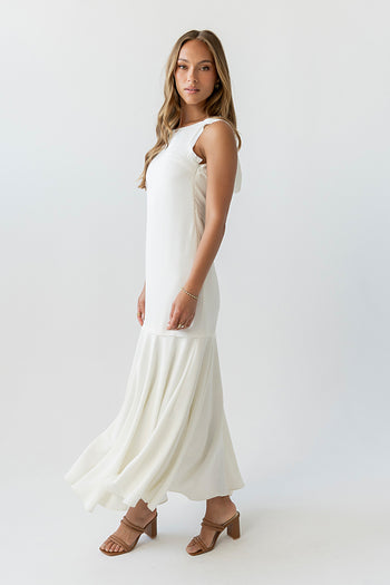 Marlon Maxi Dress in Ivory