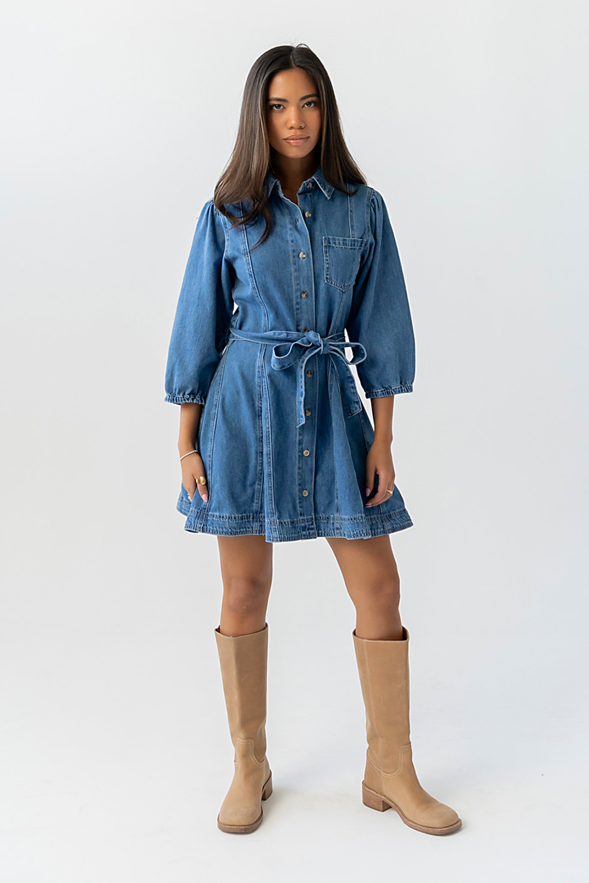 Carter Denim Mini Dress
