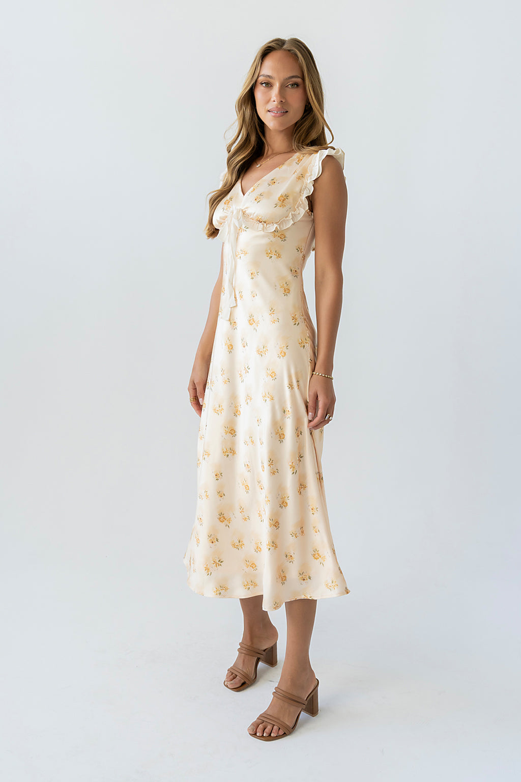 Tracey Maxi Dress in Yellow