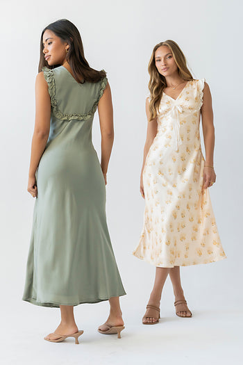 Tracey Maxi Dress in Yellow