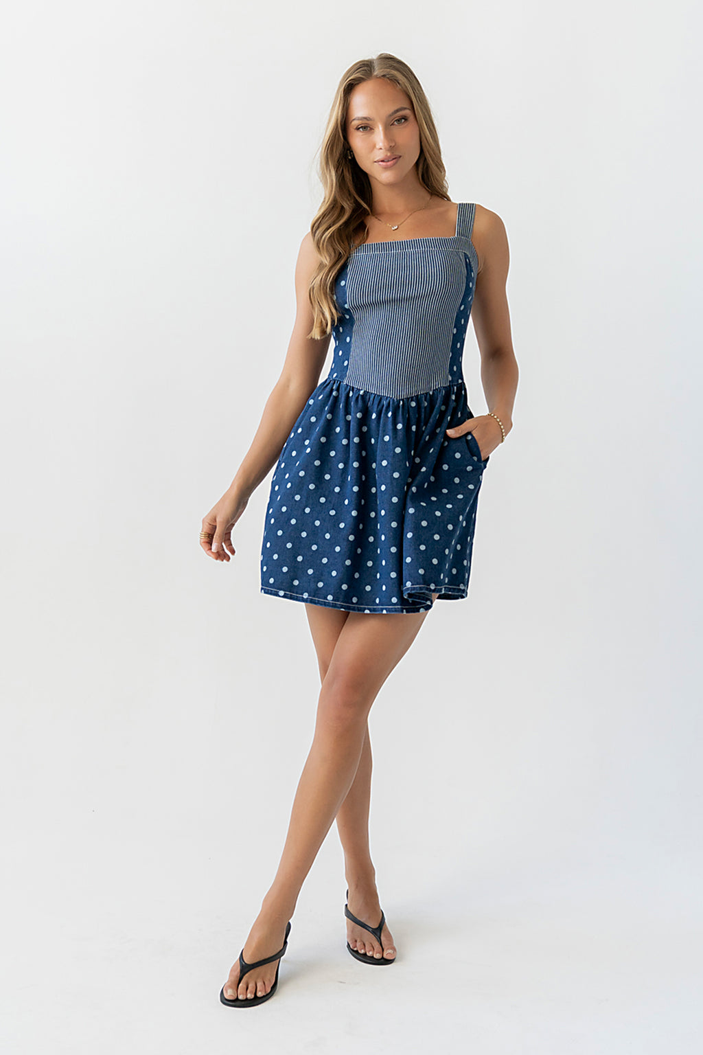 Cameron Denim Mini Dress Cameron Denim Mini Dress