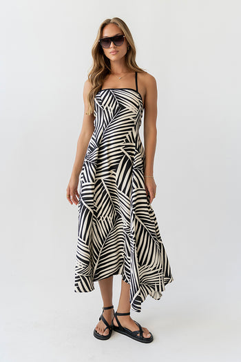 Zoelle Halter Neck Midi Dress
