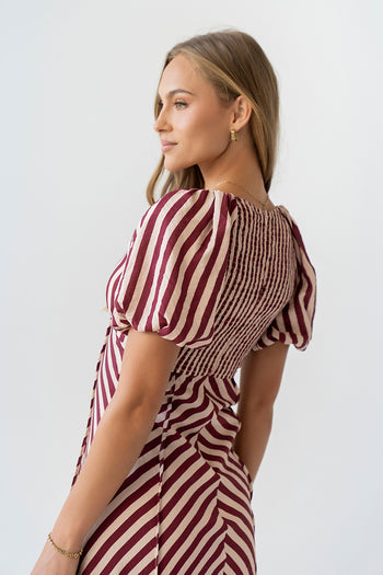 Lindsay Striped Maxi Dress