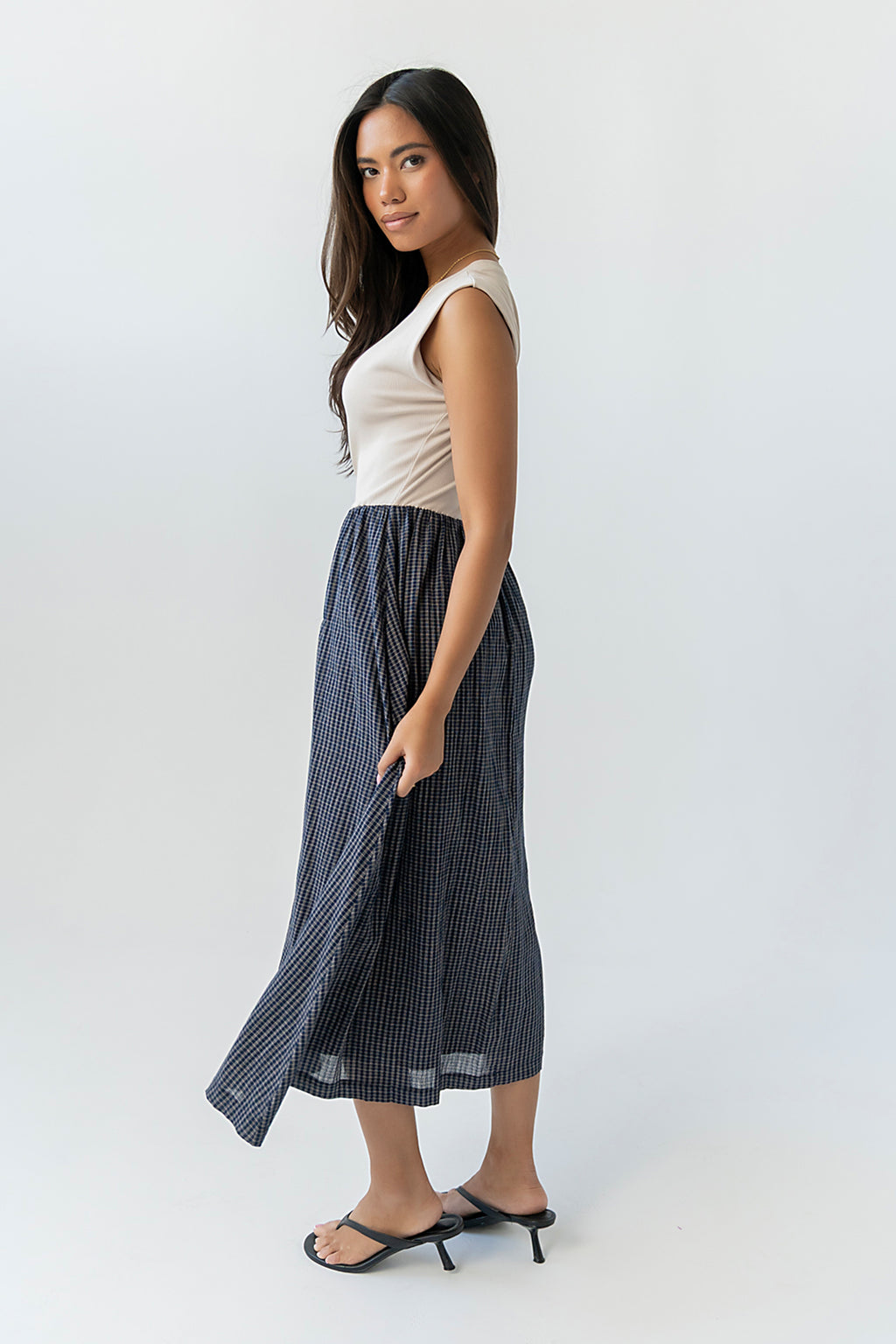 Tilly Mixed Media Dress