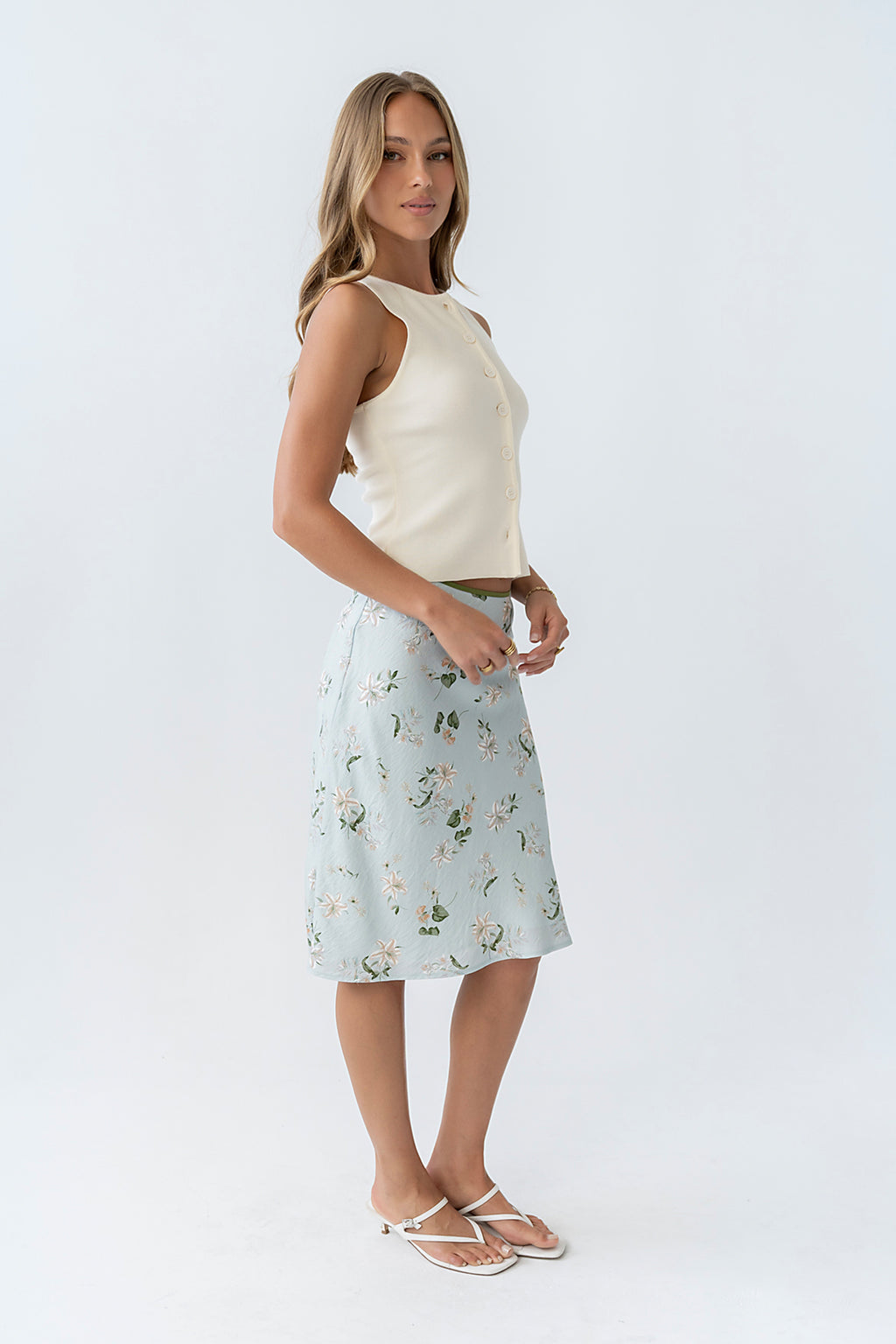 Erin Floral Midi Skirt