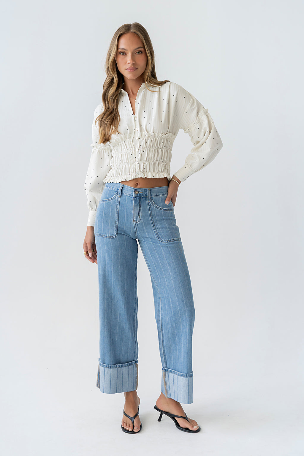 Marta Polka Dot Blouse