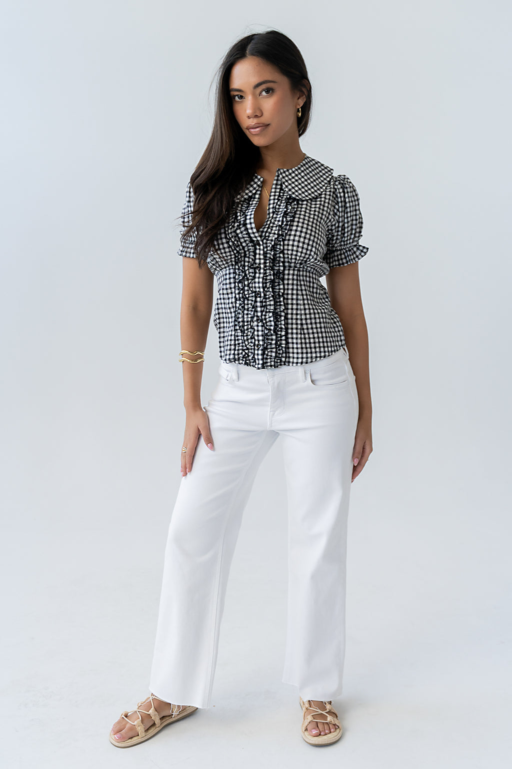 Charlie Button Up in Black