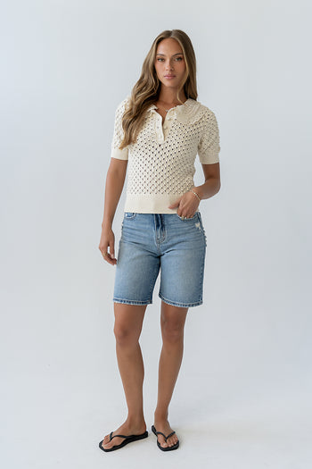 Sunny Crochet Top