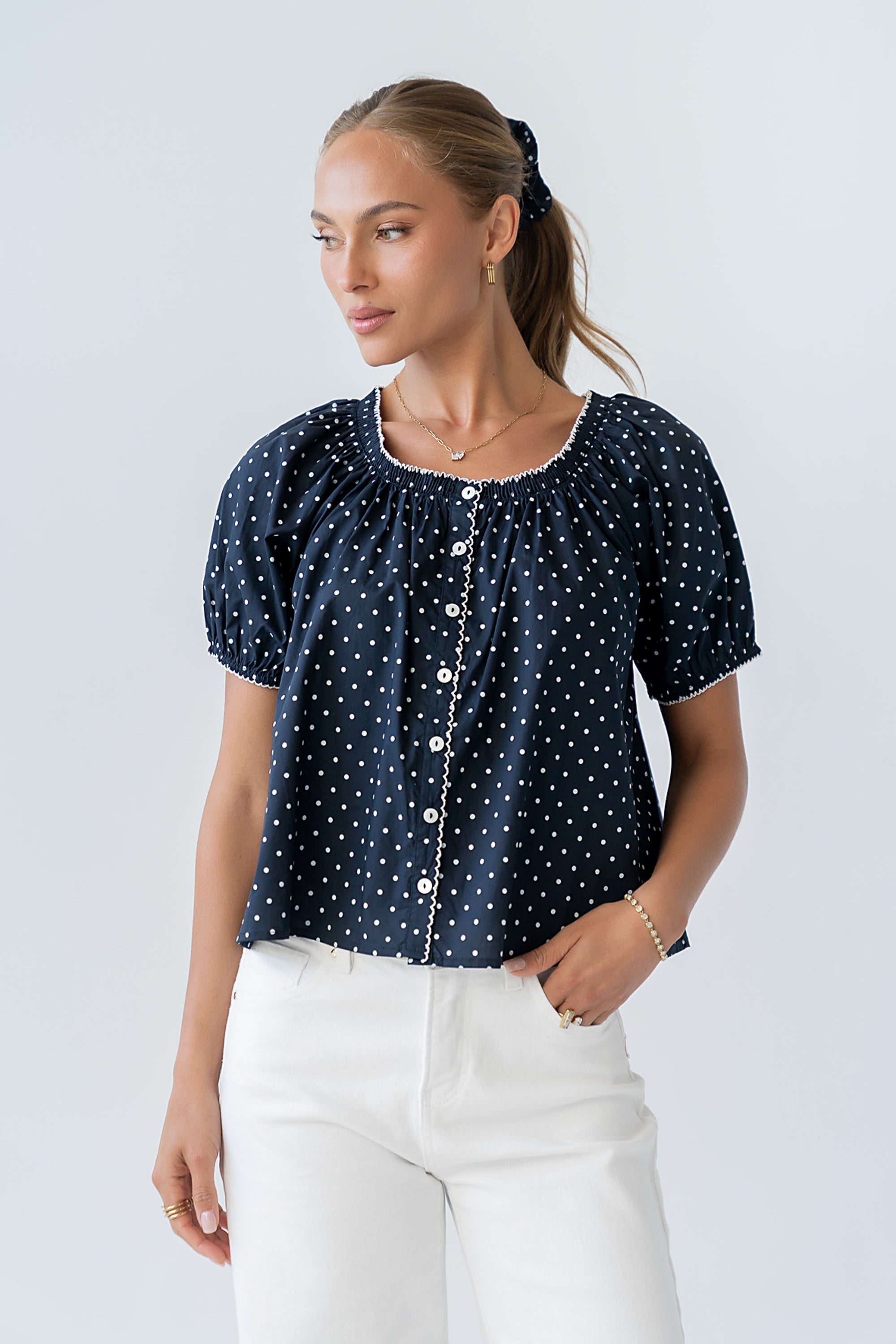 Kennedy Ruffle Blouse