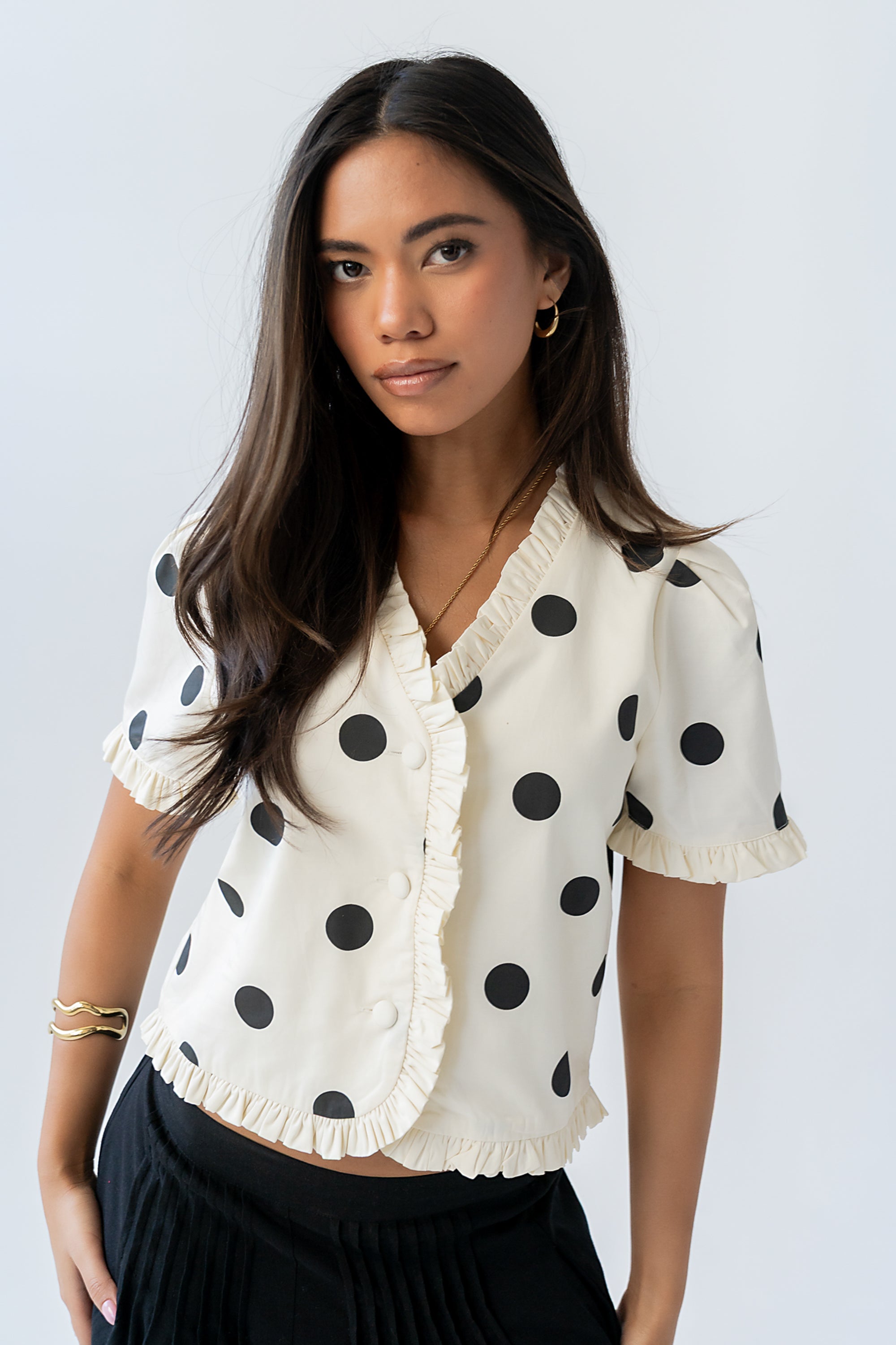 Tyla Polka Dot Blouse - FINAL SALE