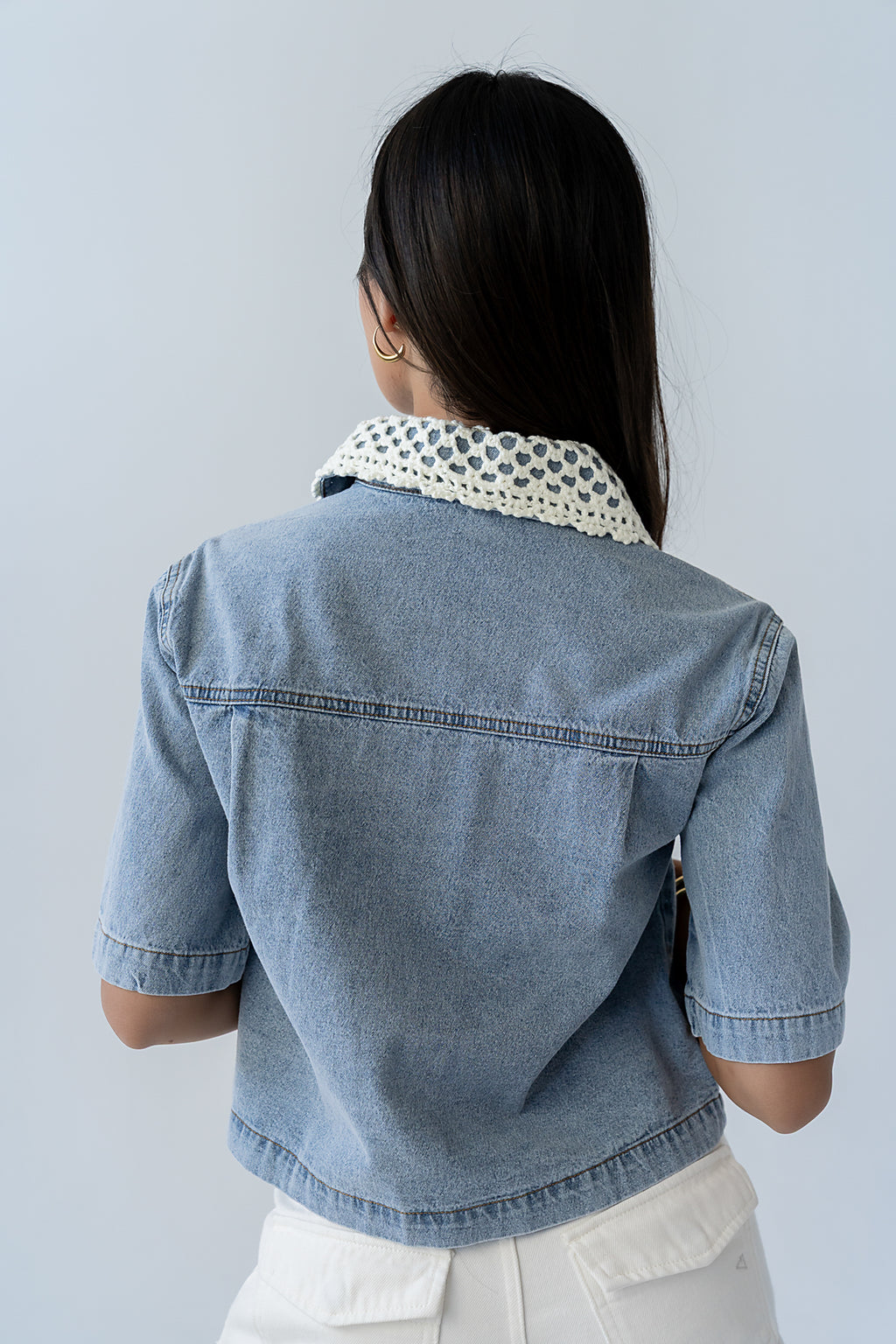 Pierce Denim Blouse