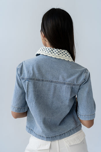 Pierce Denim Blouse