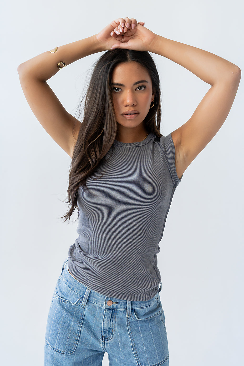 Huxley Tank in Blue - FINAL SALE