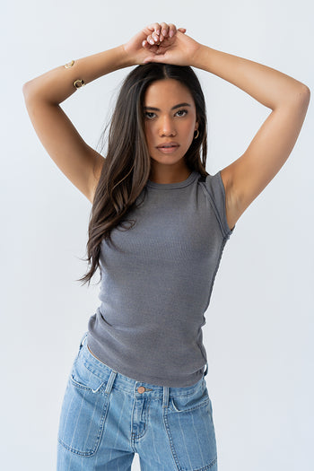 Huxley Tank in Blue - FINAL SALE