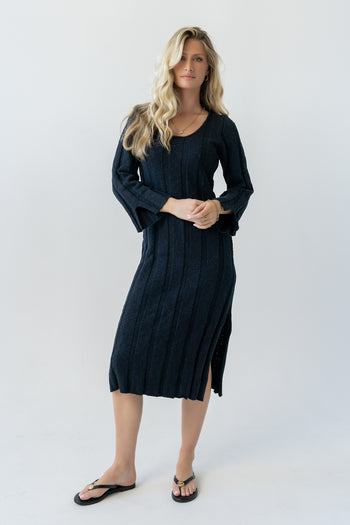 Camile Ribbed Sweater Dress - FINAL SALE