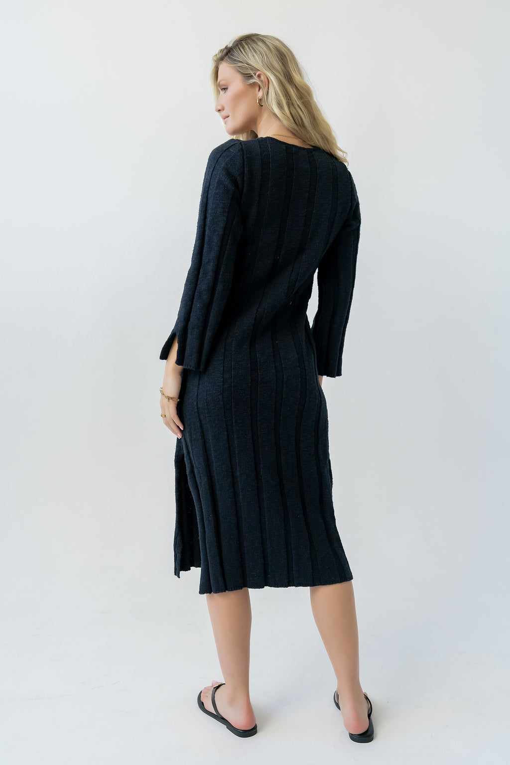 Camile Ribbed Sweater Dress - FINAL SALE