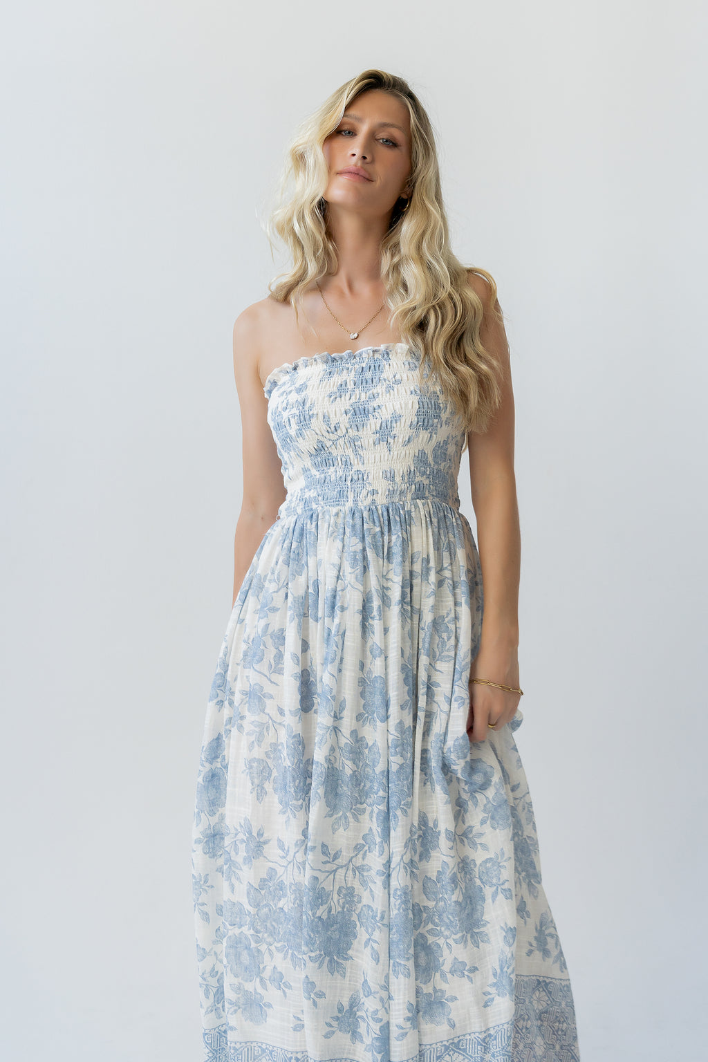 formal strapless midi dress Marcella | Natalia Dress | Wedding Guest | Cocktail Party | Midi Dress | Strapless Fitted Dress | Off White | Size XXXL | Ponte