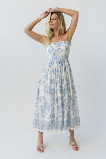 Kamry Strapless Midi Dress