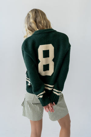 Polly Knit Jacket in Green