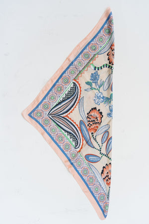 Micah Floral Bandana Scarf in Peach
