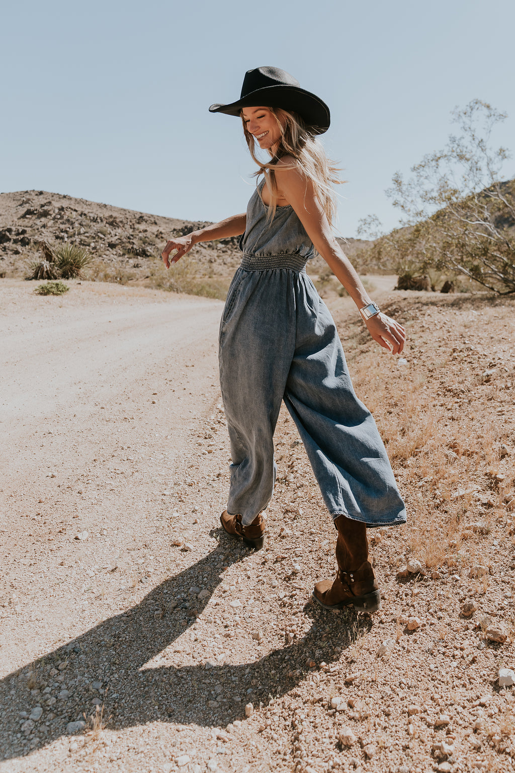 Kasie Smocked Jumpsuit