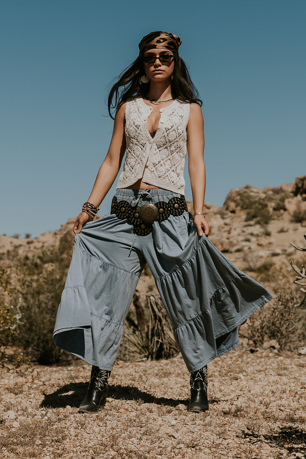 Eileen Waist Belt in Dark Brown