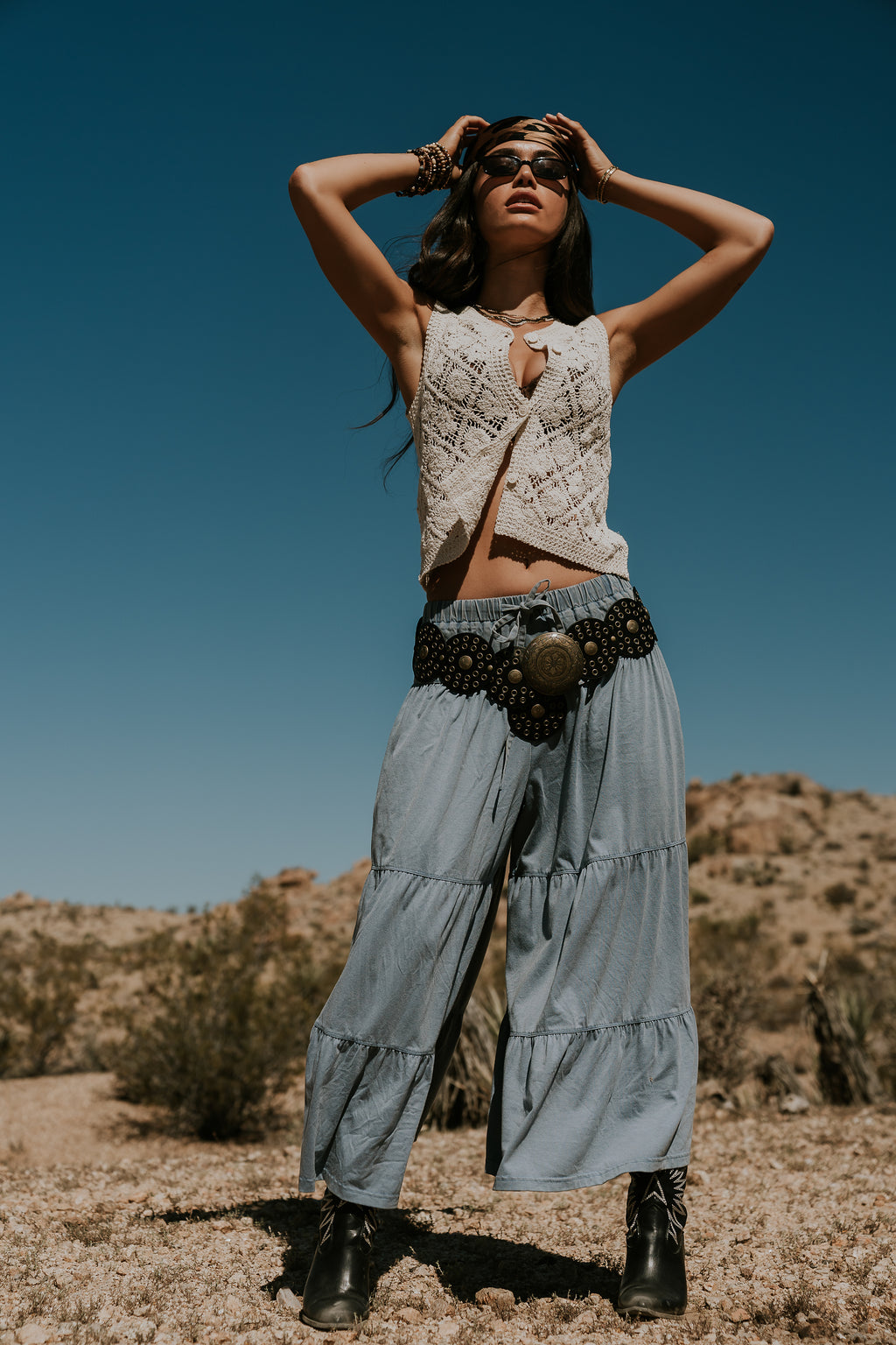 Eileen Waist Belt in Dark Brown