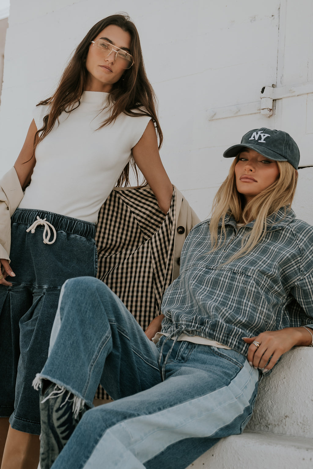 Maggie Knit Top in White
