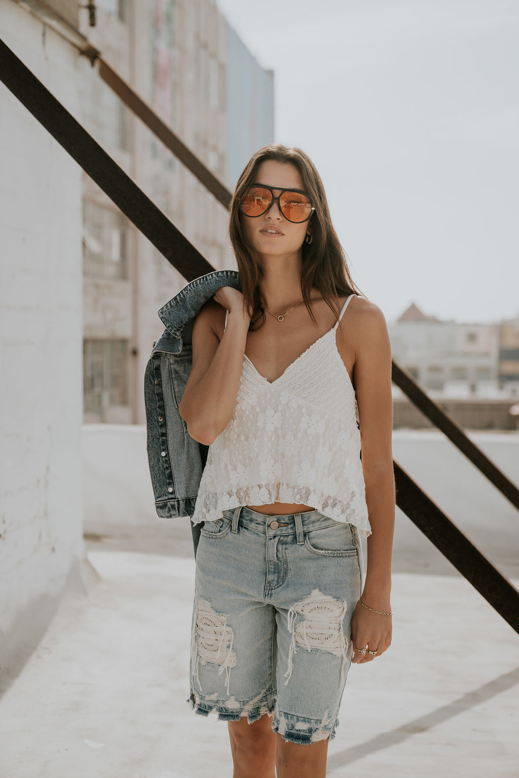 Jasmine Lace Tank Top
