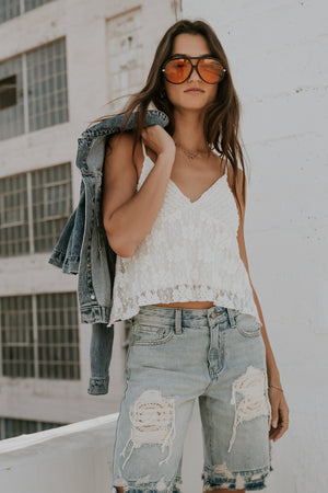 Jasmine Lace Tank Top