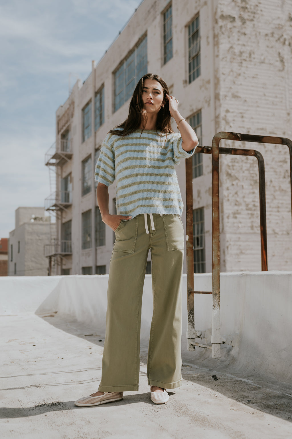 Linny Striped Sweater