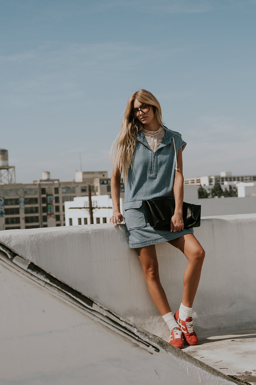 Posie Denim Mini Dress