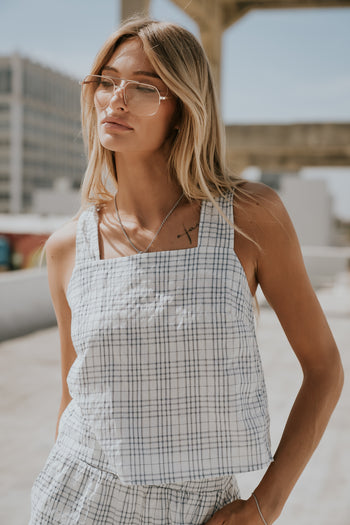 Viola Plaid Tank Top