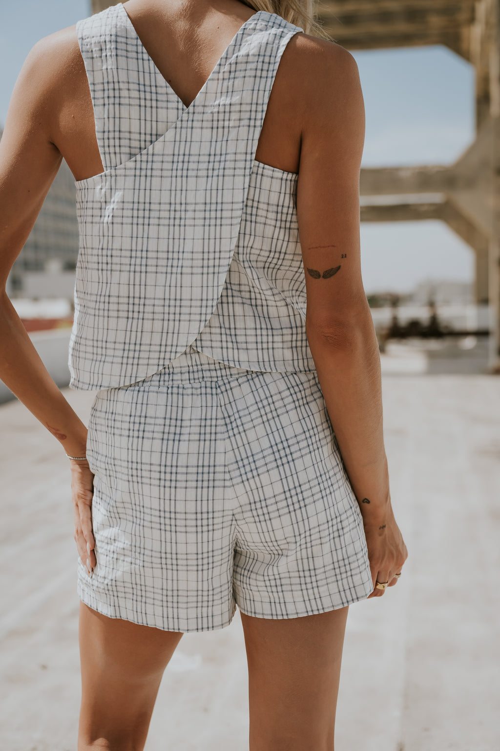 Viola Plaid Tank Top