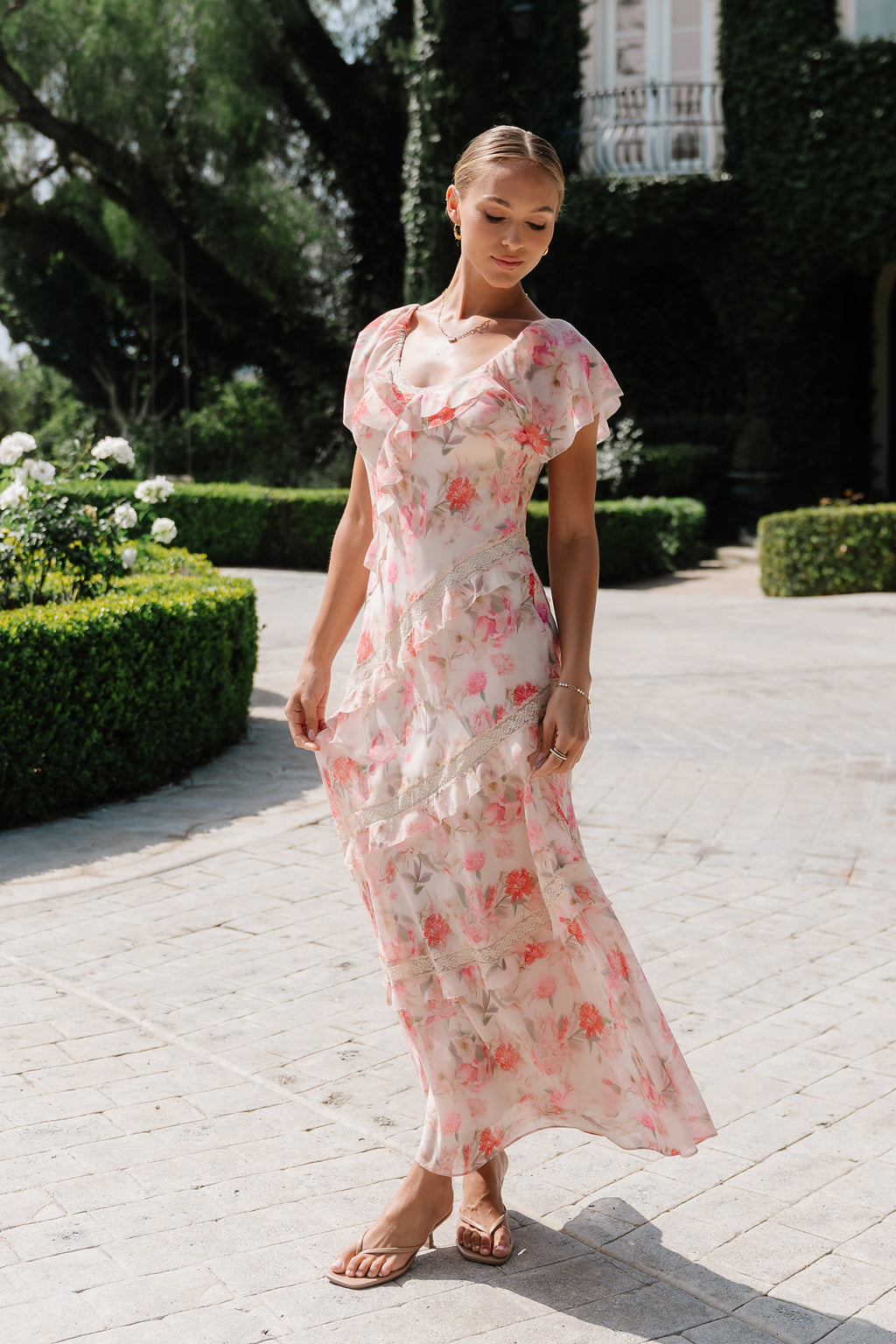 spring floral maxi dress Lennie Floral Maxi Dress