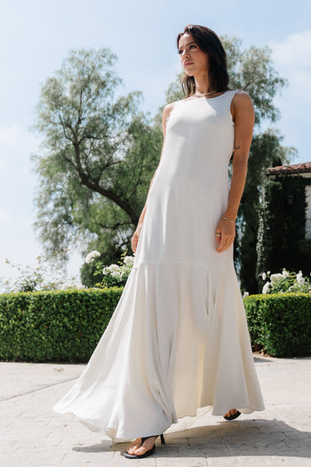 Marlon Maxi Dress in Ivory