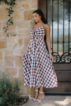 Mayzie Gingham Maxi Dress Mayzie Gingham Maxi Dress