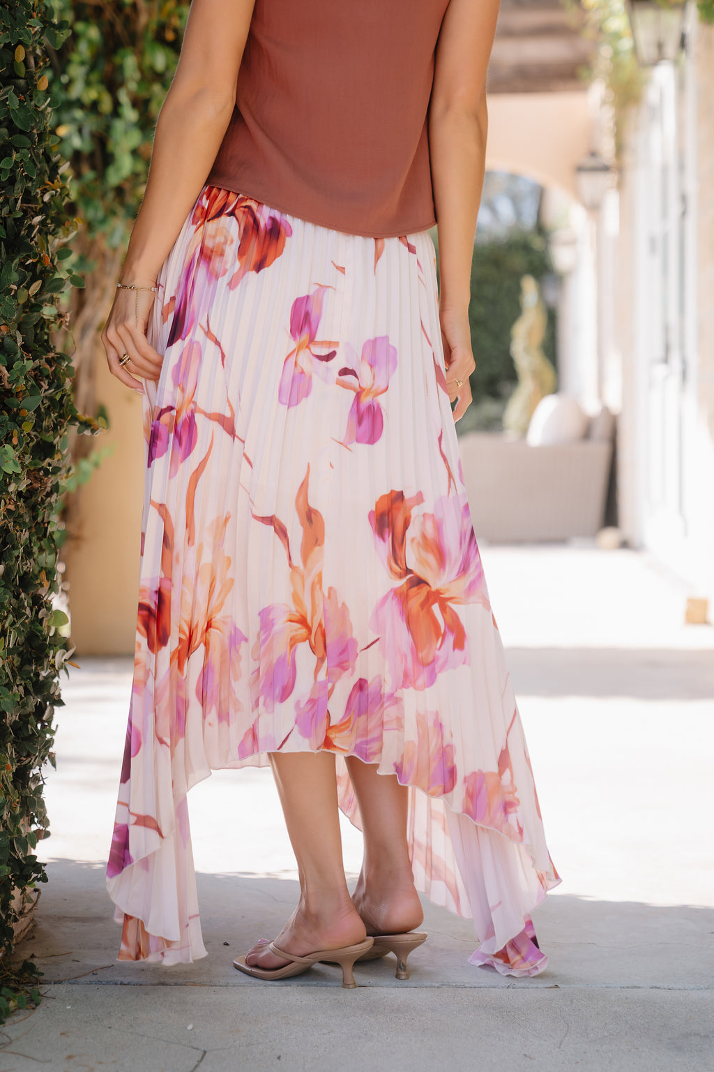 Maddison Maxi Skirt in Blush