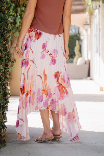 Maddison Maxi Skirt in Blush